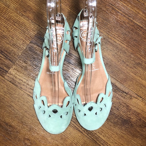 Jeffrey Campbell Suede Mary Jane Cinda Ballet Flat - Picture 2 of 7